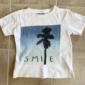 Munster Kids White Palm Tree T-Shirt